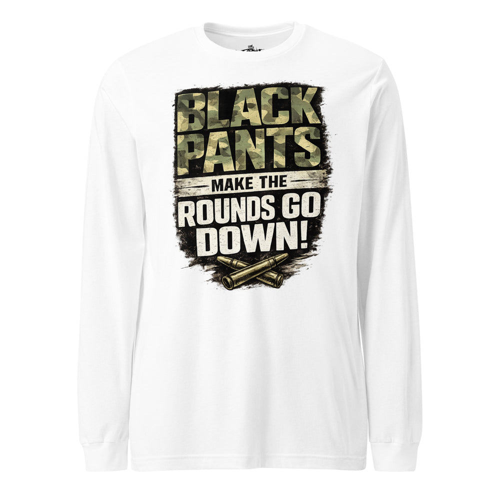 Black Pants graphic long sleeve t-shirt by Saltwater & Diesel