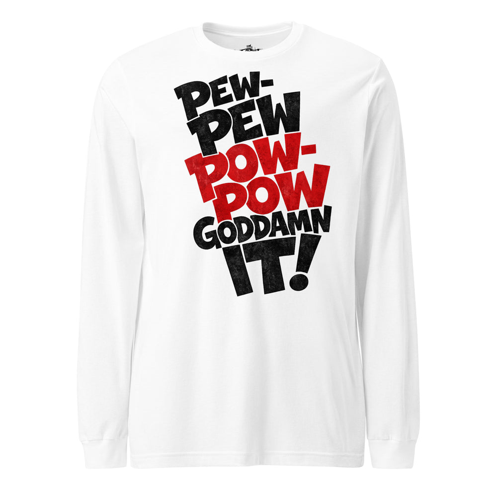PEW-PEW graphic long sleeve t-shirt by Saltwater & Diesel