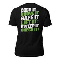 Cock It graphic t-shirt by Saltwater & Diesel