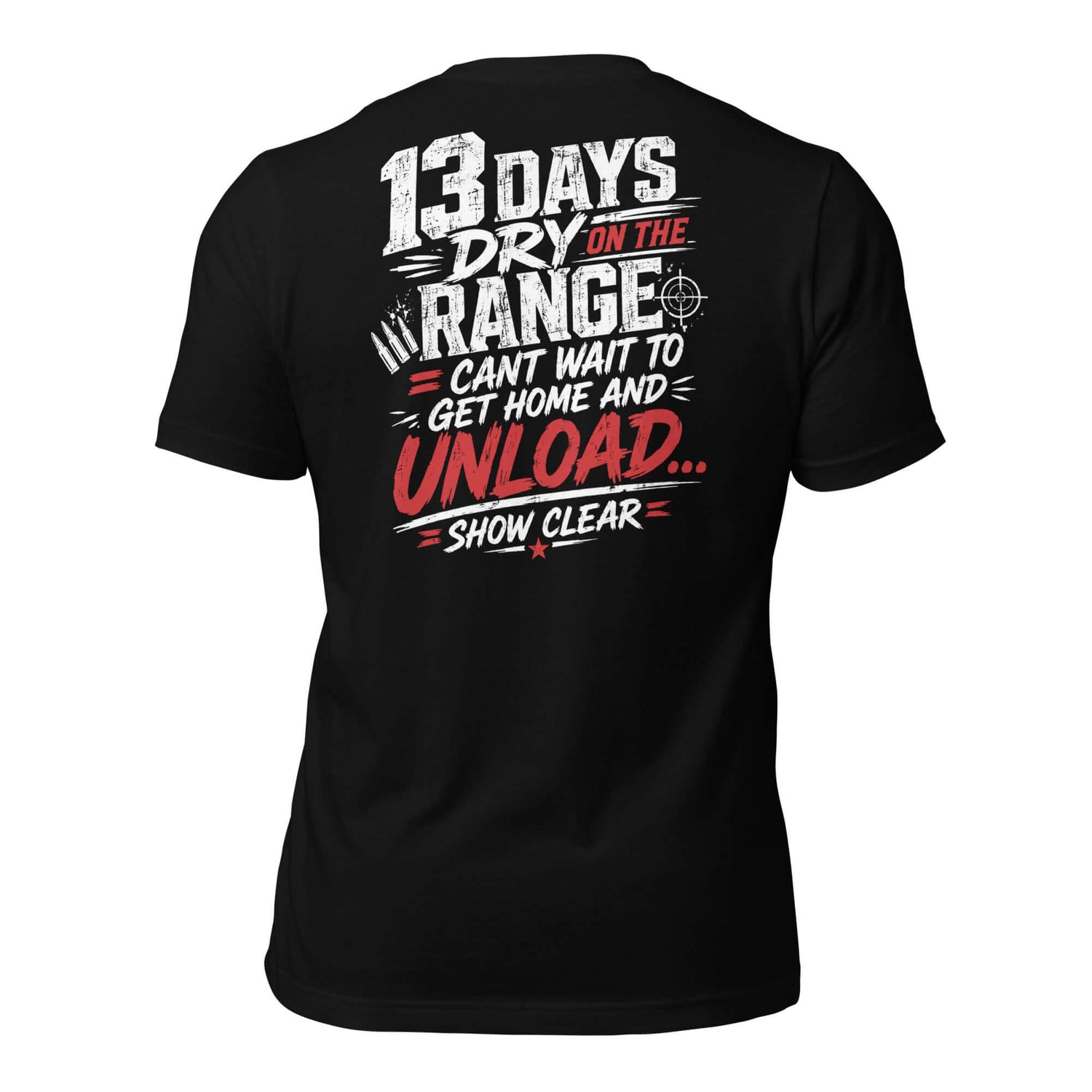 13 Days On The Range graphic t-shirt by Saltwater & Diesel