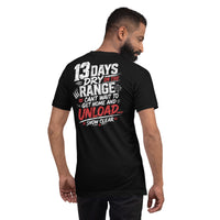 13 Days On The Range graphic t-shirt by Saltwater & Diesel