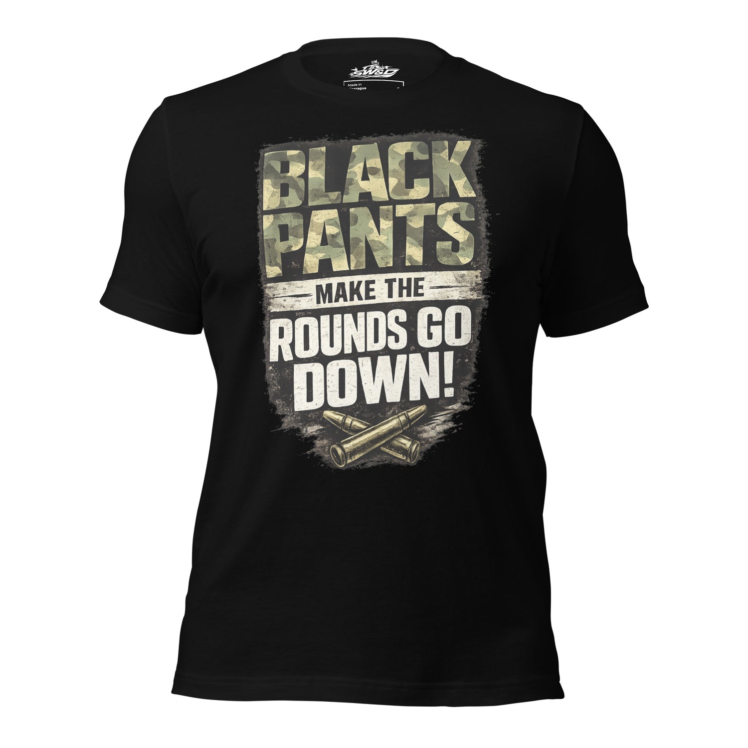 Black Pants graphic t-shirt by Saltwater & Diesel