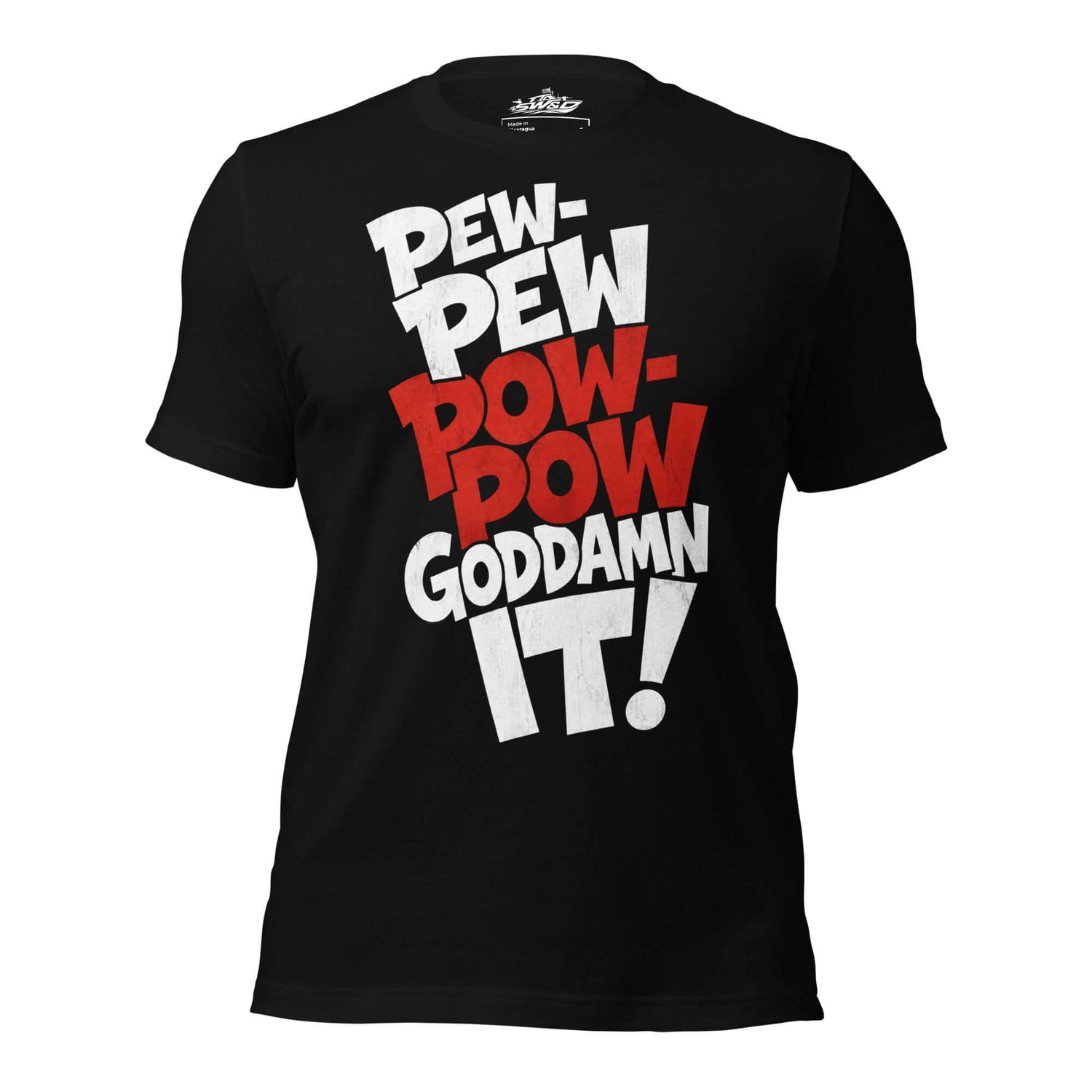 PEW-PEW graphic t-shirt by Saltwater & Diesel