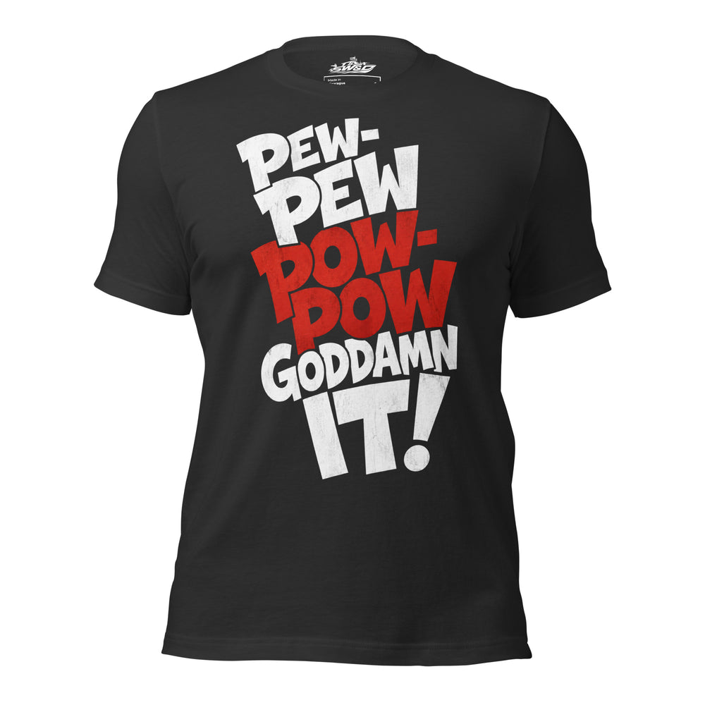 PEW-PEW graphic t-shirt by Saltwater & Diesel