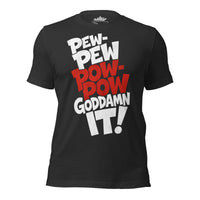 PEW-PEW graphic t-shirt by Saltwater & Diesel
