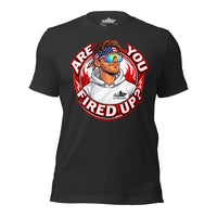 Are You Fired Up graphic t-shirt by Saltwater & Diesel