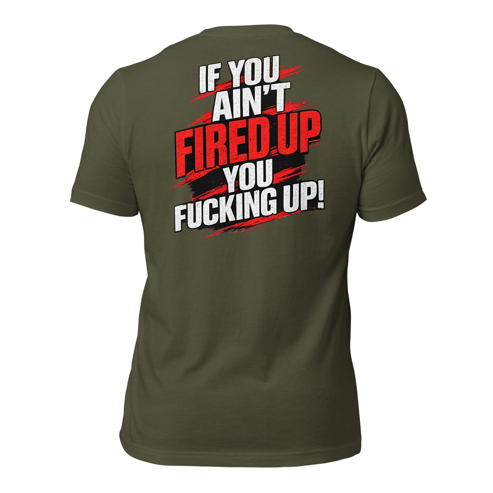 Fired Up graphic t-shirt by Saltwater & Diesel