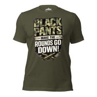 Black Pants graphic t-shirt by Saltwater & Diesel