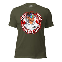 Are You Fired Up graphic t-shirt by Saltwater & Diesel