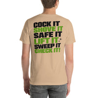 Cock It graphic t-shirt by Saltwater & Diesel