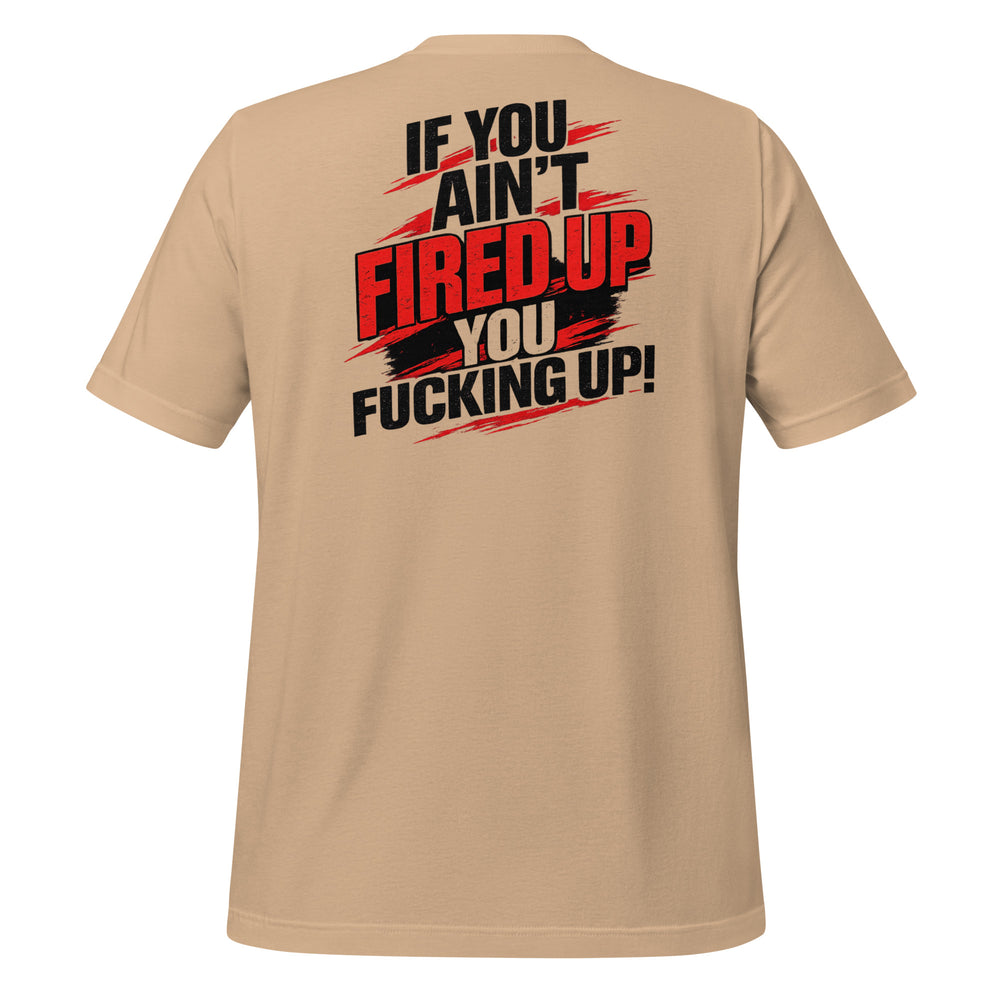 Fired Up graphic t-shirt by Saltwater & Diesel