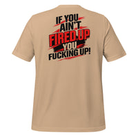 Fired Up graphic t-shirt by Saltwater & Diesel