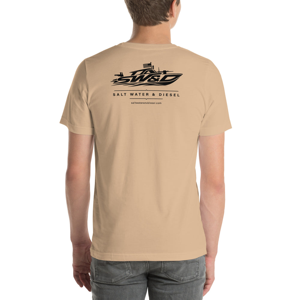 Saltwater & Diesel graphic t-shirt