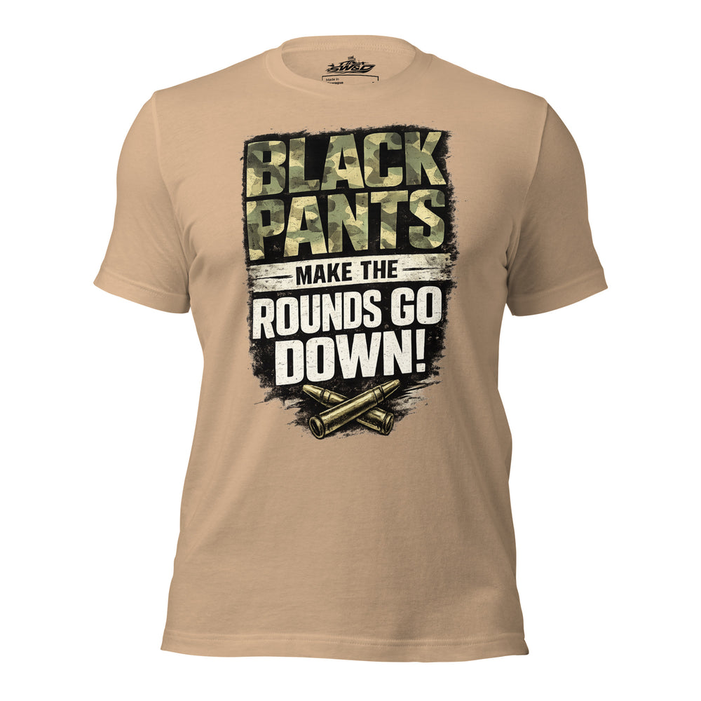 Black Pants graphic t-shirt by Saltwater & Diesel